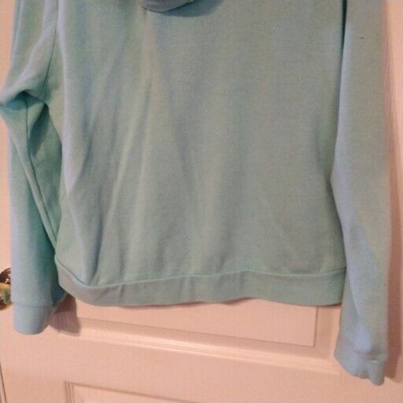 Hurley Sweater Womens Large LG L Blue Green Hoodie Pullover Sweatshirt Ladies - Picture 4 of 12